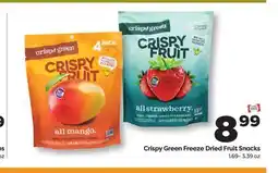 Weis Markets Crispy Green Freeze Dried Fruit Snacks offer