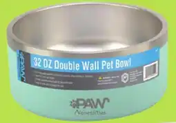 Runnings Paw Necessities 32 Oz. Double Wall Pet Bowl offer