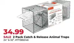 Runnings Homestead 2 Pack Catch & Release Animal Traps offer
