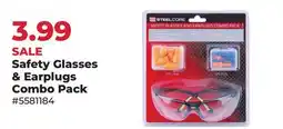 Runnings SteelCore Safety Glasses & Earplugs Combo Pack offer