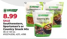 Runnings Eilliens Southwestern, Sportsman's or Country Snack Mix offer