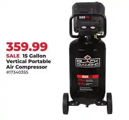 Runnings 15 Gallon Vertical Portable Air Compressor offer