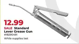Runnings Harvest King Standard Lever Grease Gun offer