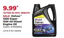 Runnings Mobil Delvac 1300 Super 15W-40 Diesel Engine Oil offer