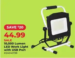 Runnings Electryx 10, 000 Lumen LED Work Light with USB Port offer