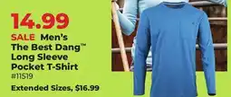 Runnings Noble Outfitters Men's The Best Dang Long Sleeve Pocket T-Shirt offer