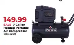 Runnings Black Diamond 7 Gallon Hotdog Portable Air Compressor offer