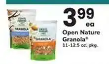 Safeway Open Nature Granola offer