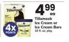 Tillamook Ice Cream or Ice Cream Bars