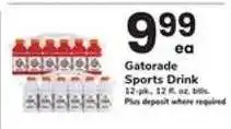 Safeway Gatorade Sports Drink offer