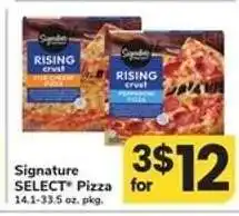Safeway Signature SELECT Pizza offer