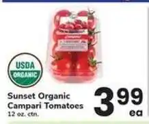 Safeway Sunset Organic Campari Tomatoes offer