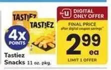 Safeway Tastiez Snacks offer