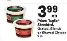 Safeway Primo Taglio Cheese offer