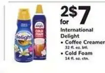 Safeway International Delight offer