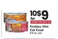 Safeway Friskies Wet Cat Food offer