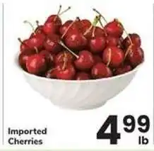 Safeway Imported Cherries offer
