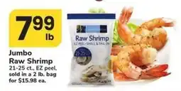 Safeway Jumbo Raw Shrimp offer