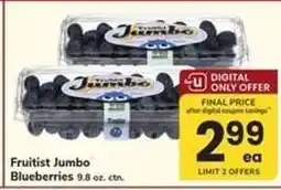 Safeway Fruitist Jumbo Blueberries offer