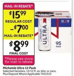 Stop&Shop Michelob Ultra 12 Pack offer