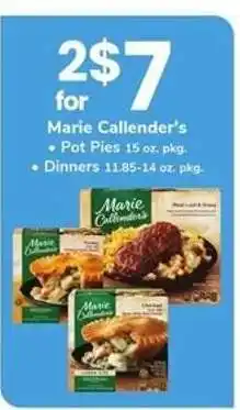 Safeway Marie Callender's offer