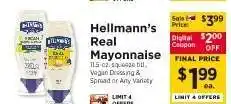 ShopRite Hellmann's Real Mayonnaise offer