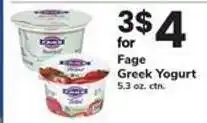 Safeway Fage Greek Yogurt offer