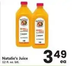 Safeway Natalie's Juice offer