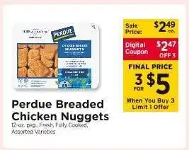 ShopRite Perdue Breaded Chicken Nuggets offer