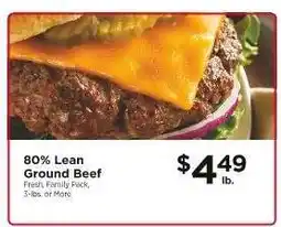 ShopRite 80% Lean Ground Beef offer