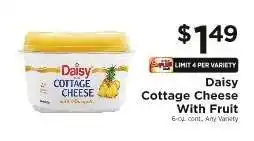 ShopRite Daisy Cottage Cheese With Fruit offer