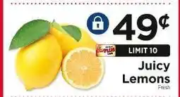 ShopRite Juicy Lemons offer