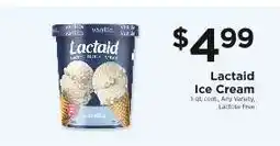 ShopRite Lactaid Ice Cream offer