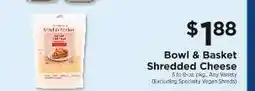 ShopRite Bowl & Basket Shredded Cheese offer