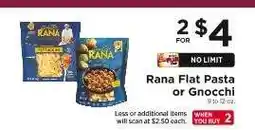 ShopRite Rana Flat Pasta or Gnocchi offer