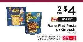 ShopRite Rana Flat Pasta or Gnocchi offer