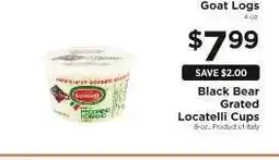 ShopRite Black Bear Grated Locatelli Cups offer