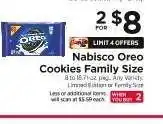 ShopRite Nabisco Oreo Cookies Family Size offer