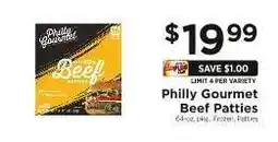 ShopRite Philly Gourmet Beef Patties offer