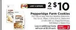 ShopRite Pepperidge Farm Cookies offer