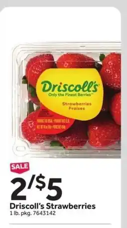 Stop&Shop Driscoll's Strawberries offer