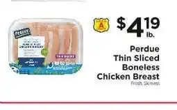ShopRite Perdue Thin Sliced Boneless Chicken Breast offer