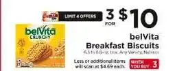 ShopRite belVita Breakfast Biscuits offer
