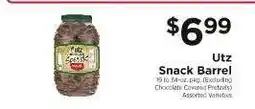ShopRite Utz Snack Barrel offer