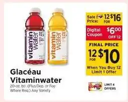 ShopRite Glaceau Vitaminwater offer