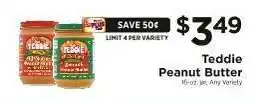 ShopRite Teddie Peanut Butter offer