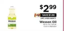 ShopRite Wesson Oil offer
