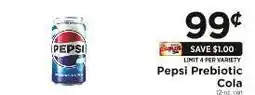 ShopRite Pepsi Prebiotic Cola offer