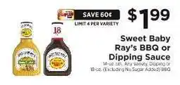 ShopRite Sweet Baby Ray’s BBQ or Dipping Sauce offer