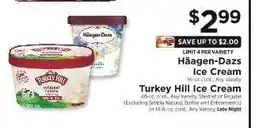 ShopRite Häagen Dazs Ice Cream offer